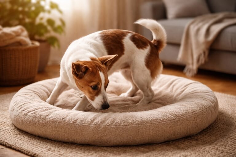 Pourquoi les chiens tournent avant de se coucher
