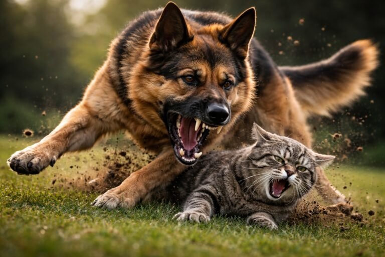 Pourquoi les chiens tuent les chats