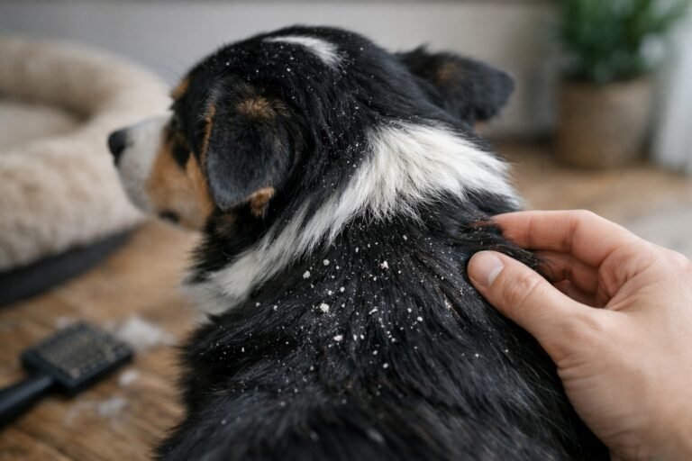 Pourquoi mon chien a des pellicules