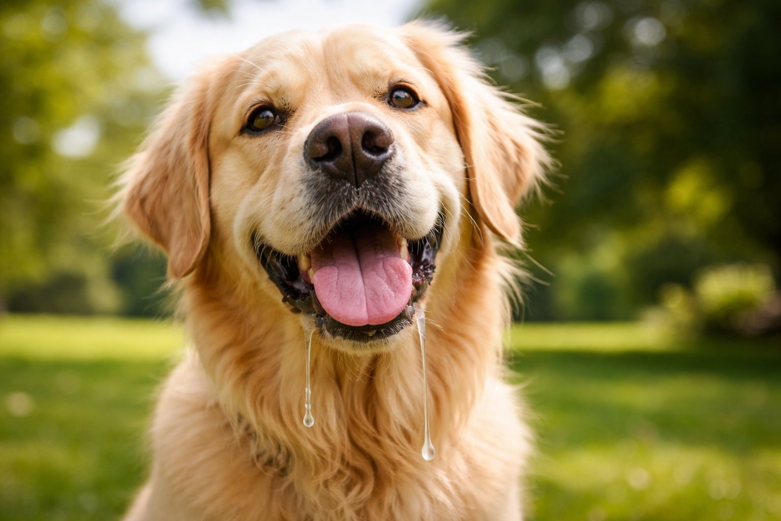 Pourquoi mon chien bave