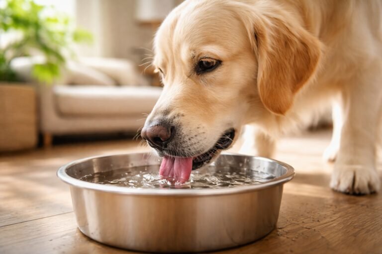 Pourquoi mon chien boit beaucoup