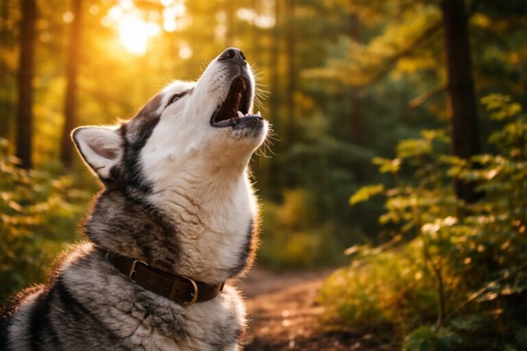 Pourquoi mon chien fait le loup