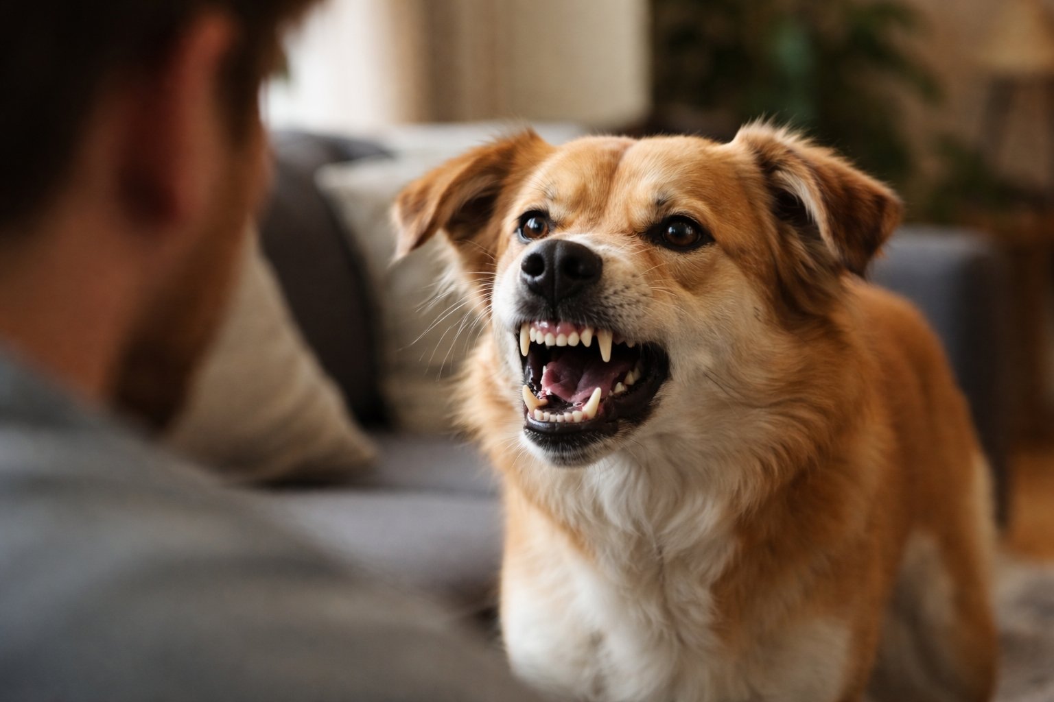 Pourquoi mon chien me grogne dessus