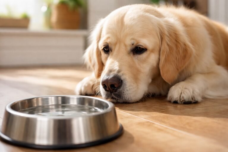 Pourquoi mon chien ne boit pas