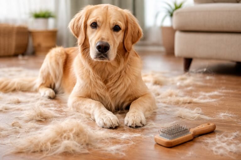 Pourquoi mon chien perd ses poils