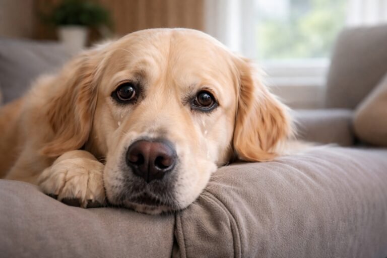 Pourquoi mon chien pleure