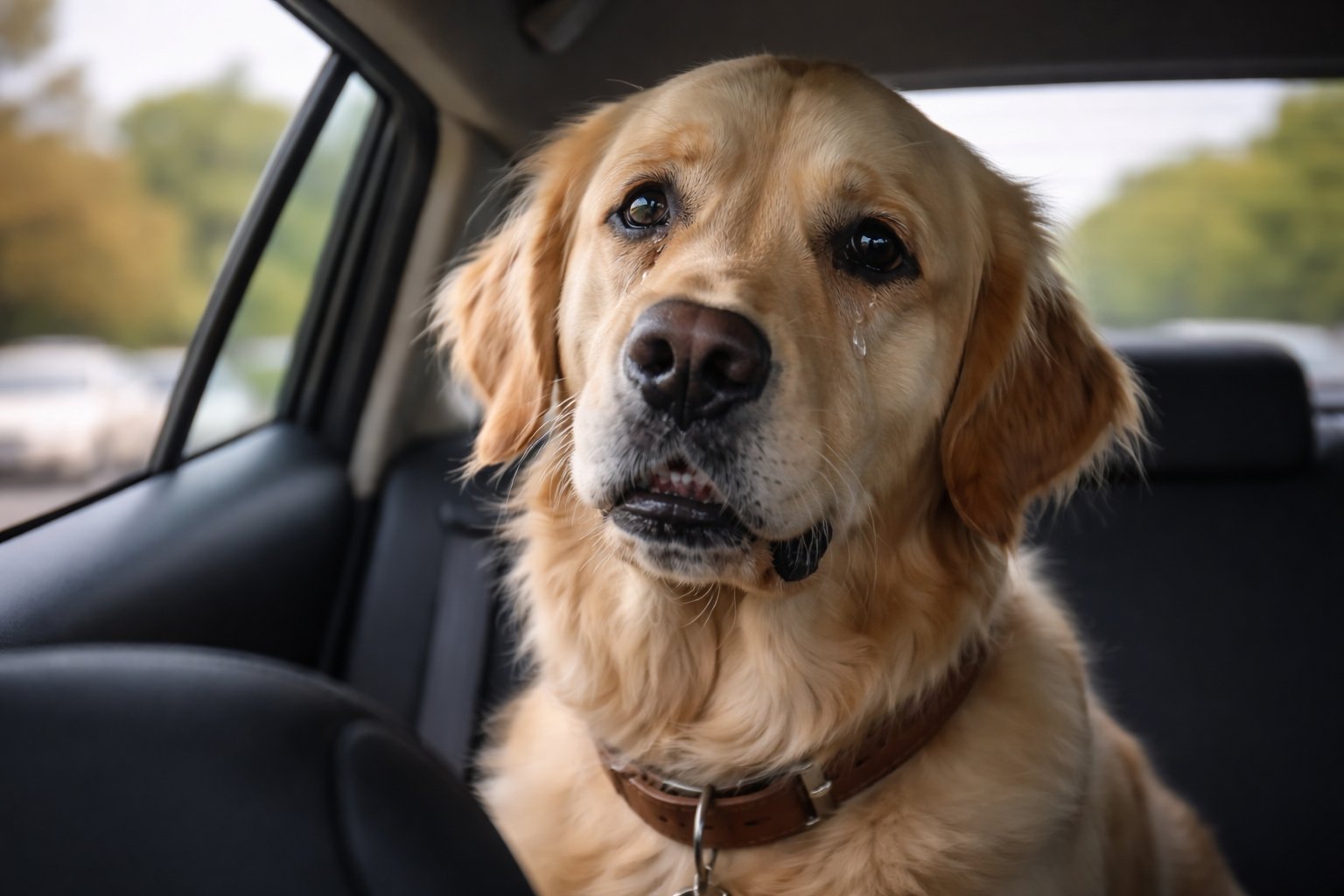 Pourquoi mon chien pleure en voiture