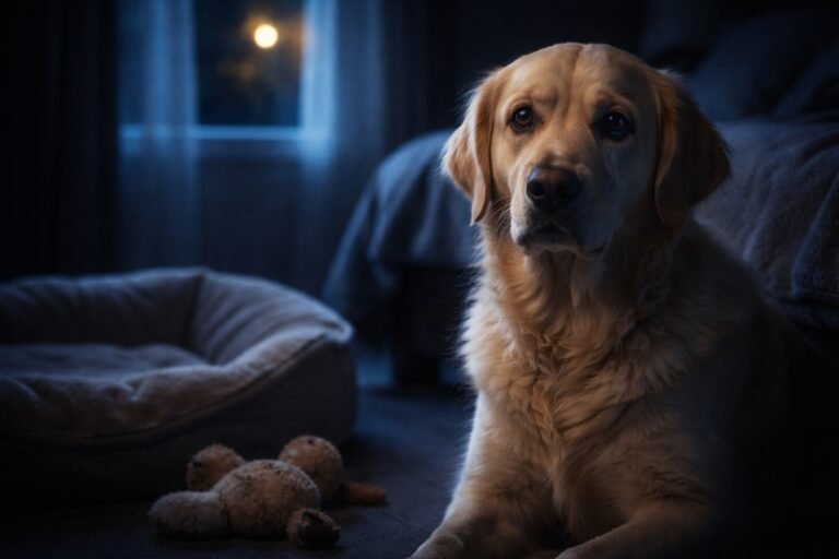 Pourquoi mon chien pleure la nuit