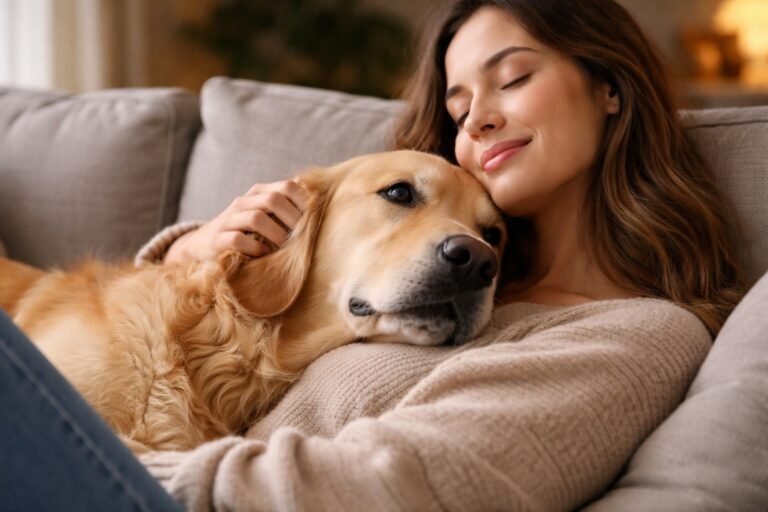 Pourquoi mon chien pose sa tête sur moi
