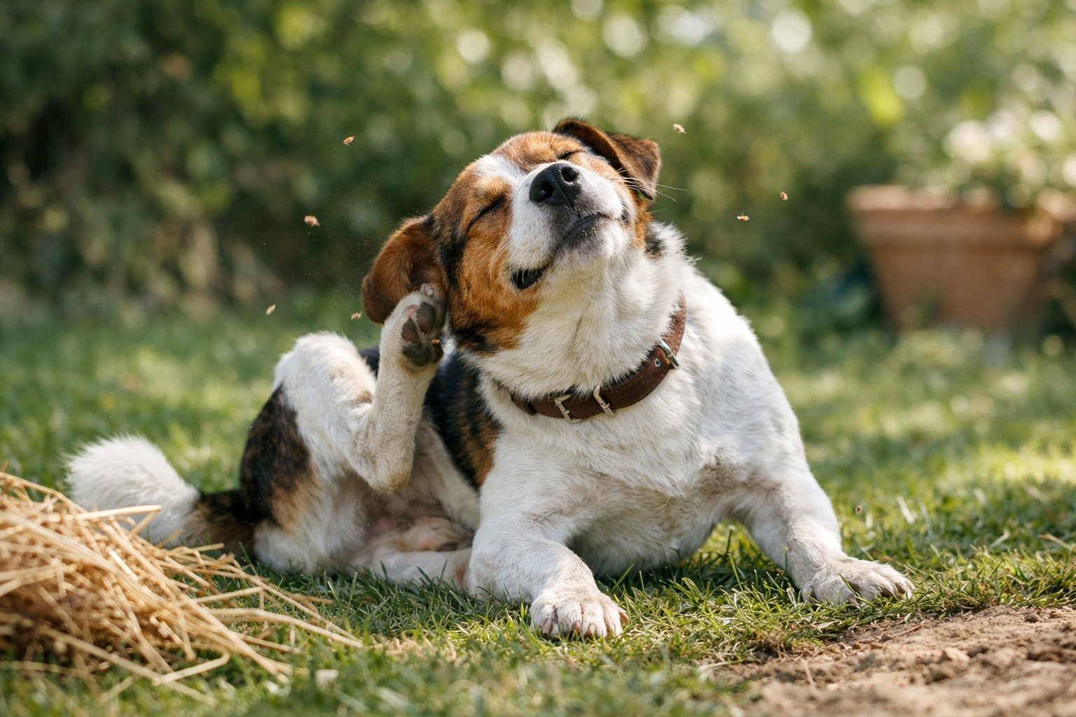 Pourquoi mon chien se gratte tout le temps
