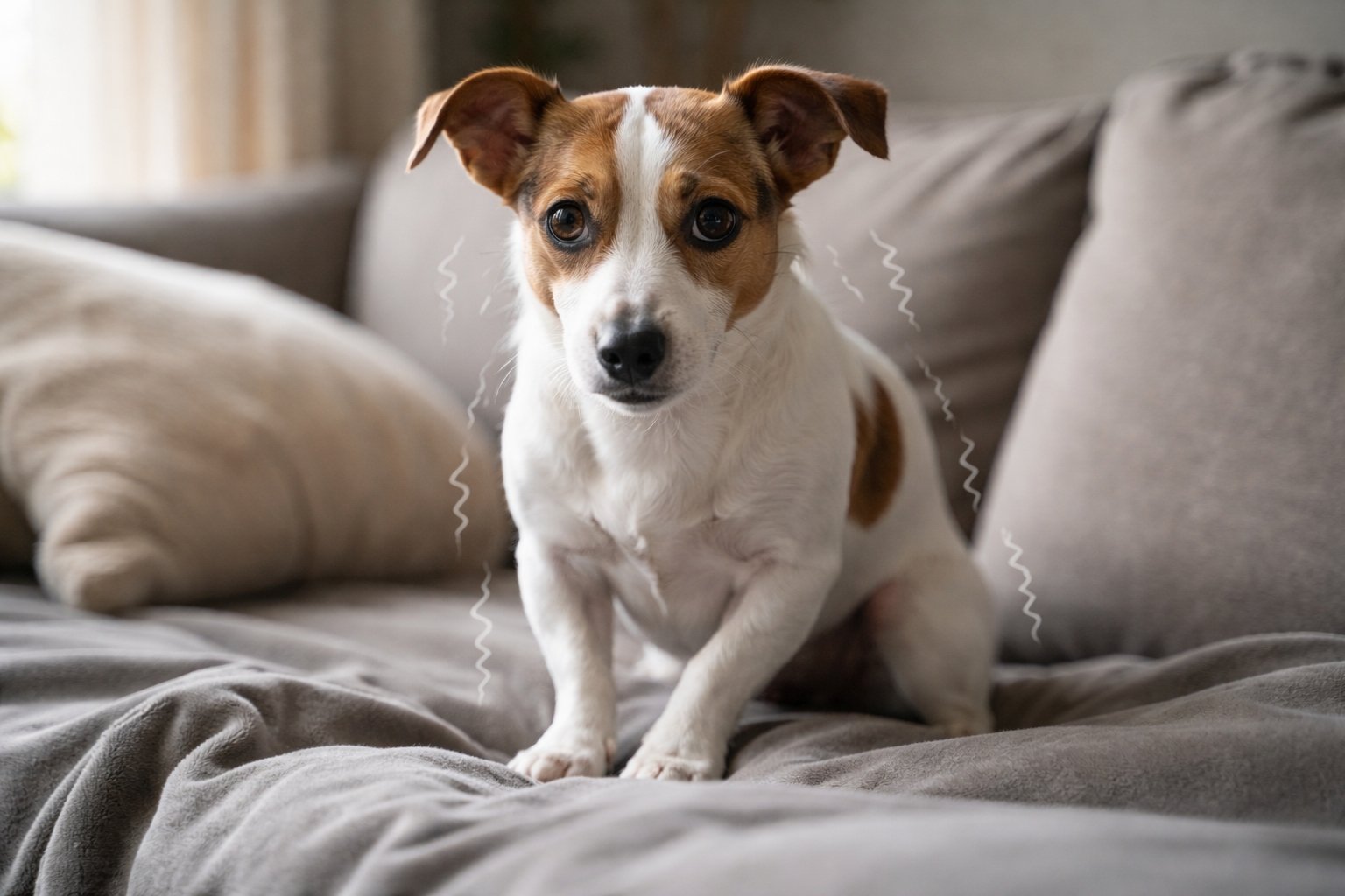 Pourquoi mon chien tremble sans raison