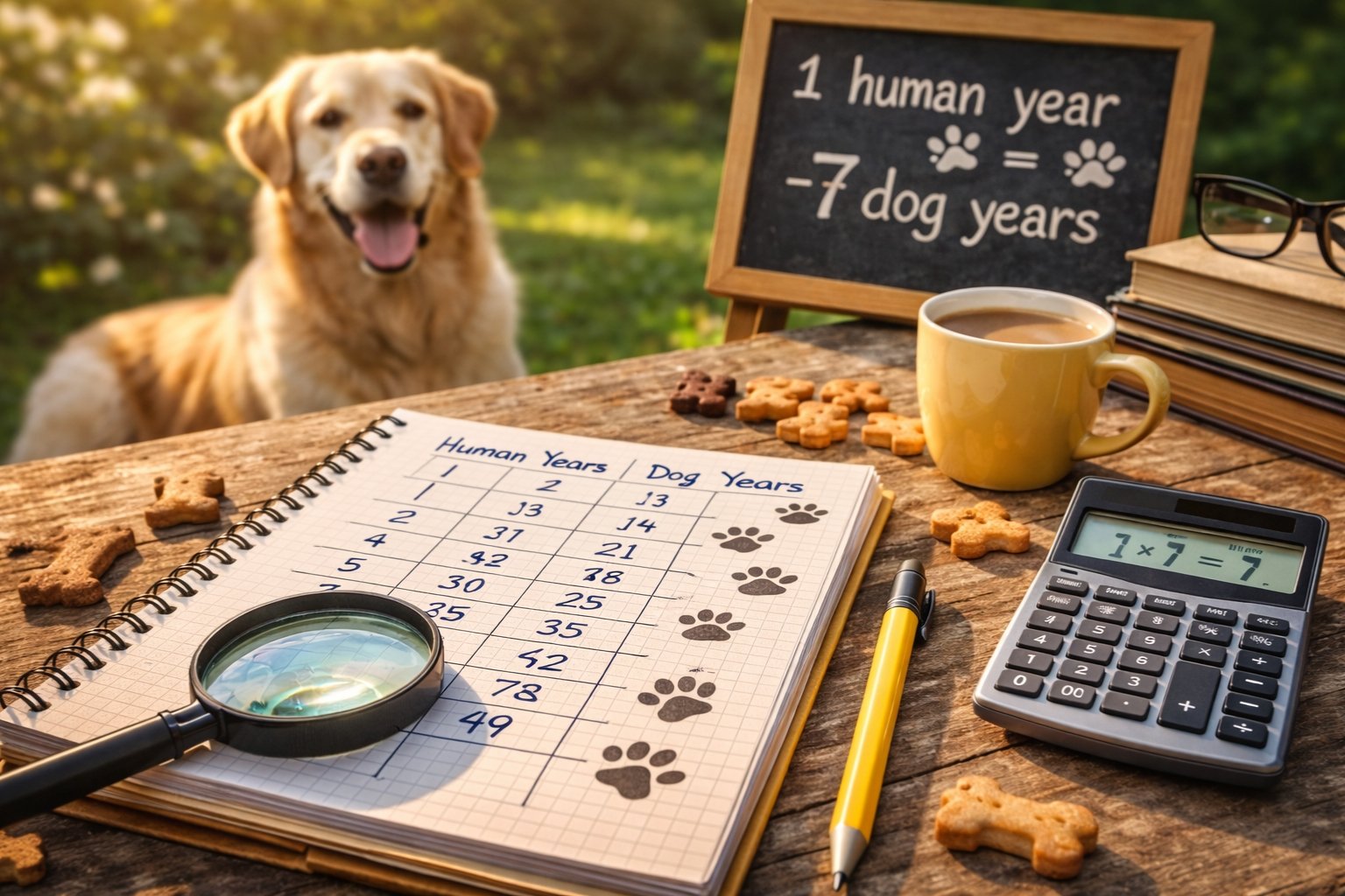 Comment calculer l'âge d'un chien