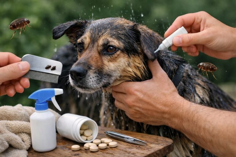 Comment enlever les puces d'un chien rapidement