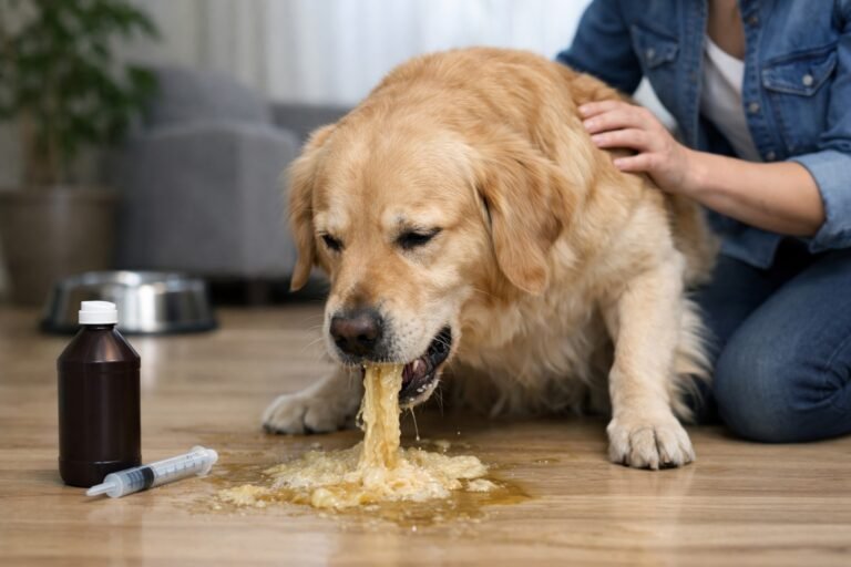 Comment faire vomir un chien
