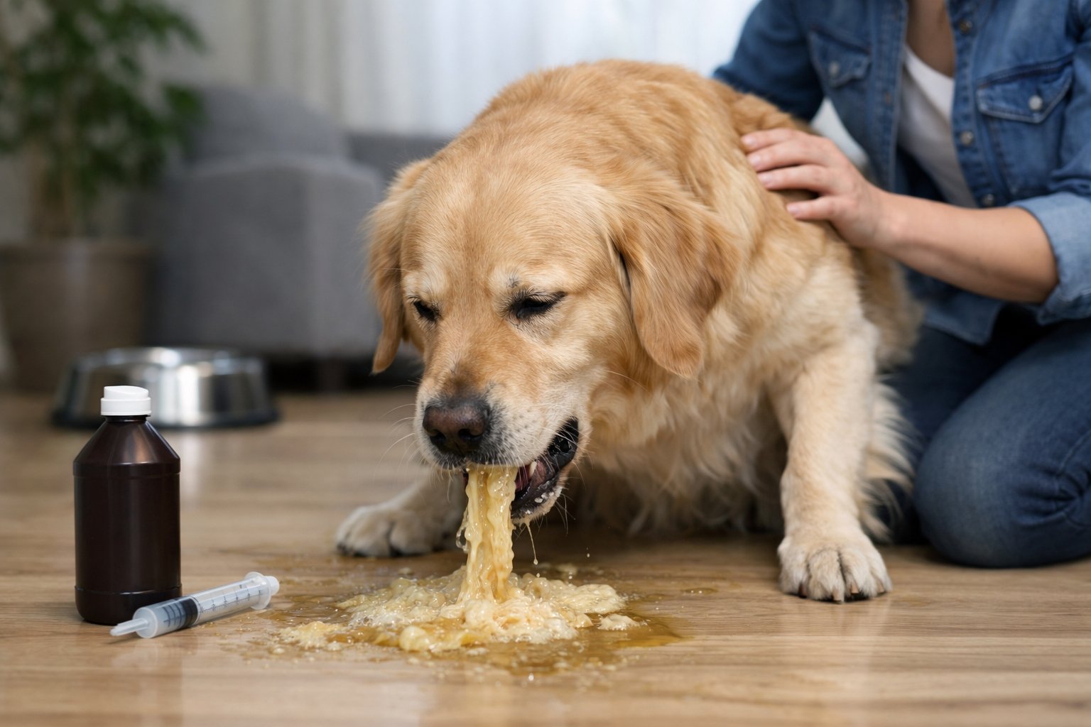 Comment faire vomir un chien