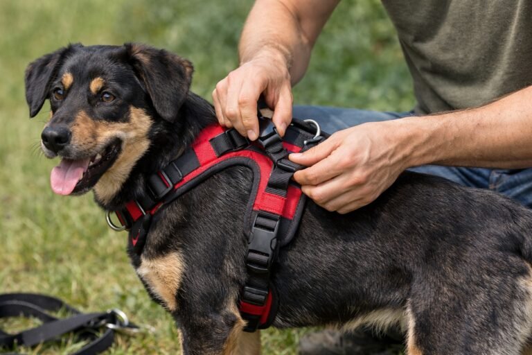 Comment mettre un harnais pour chien