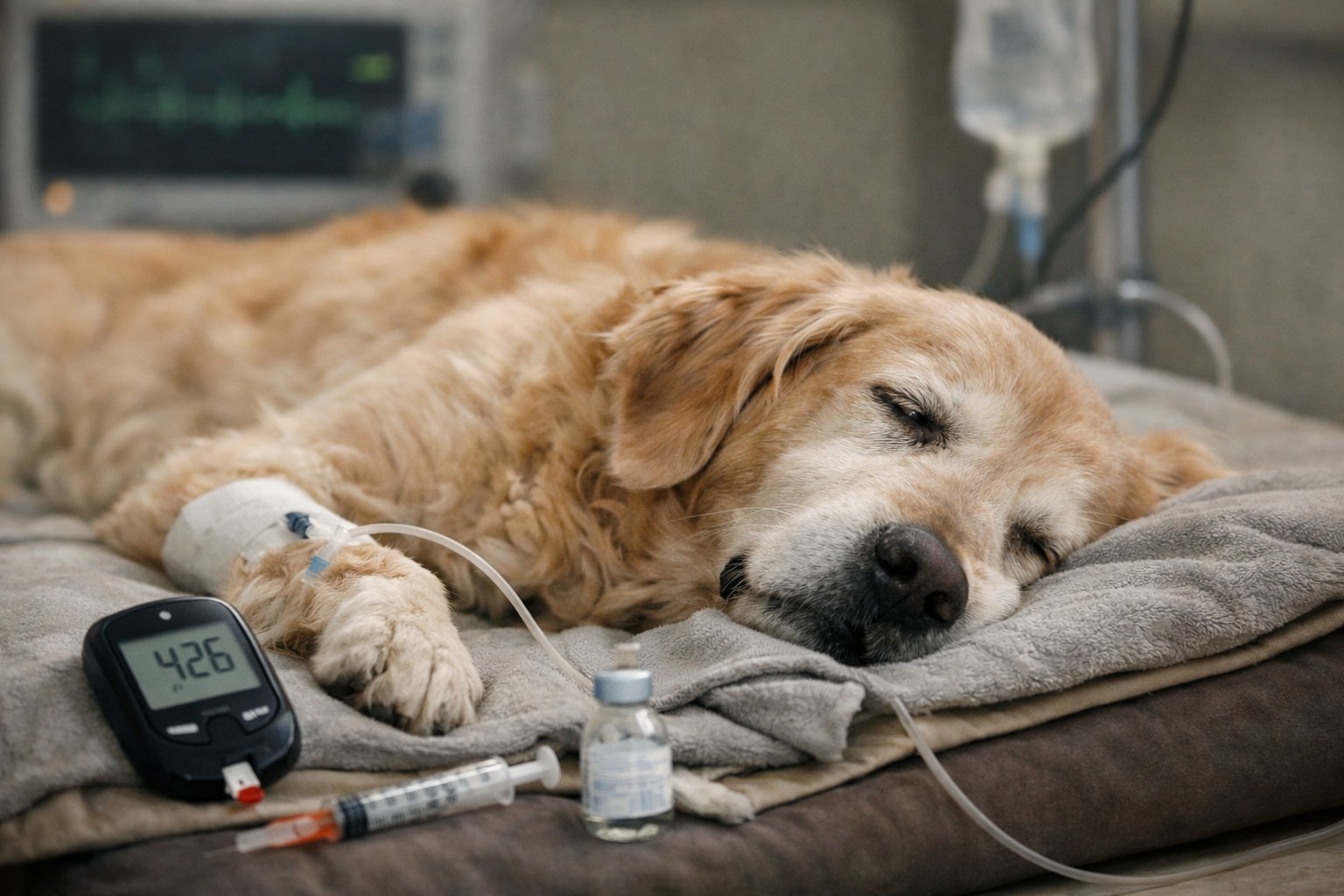 Comment meurt un chien diabétique