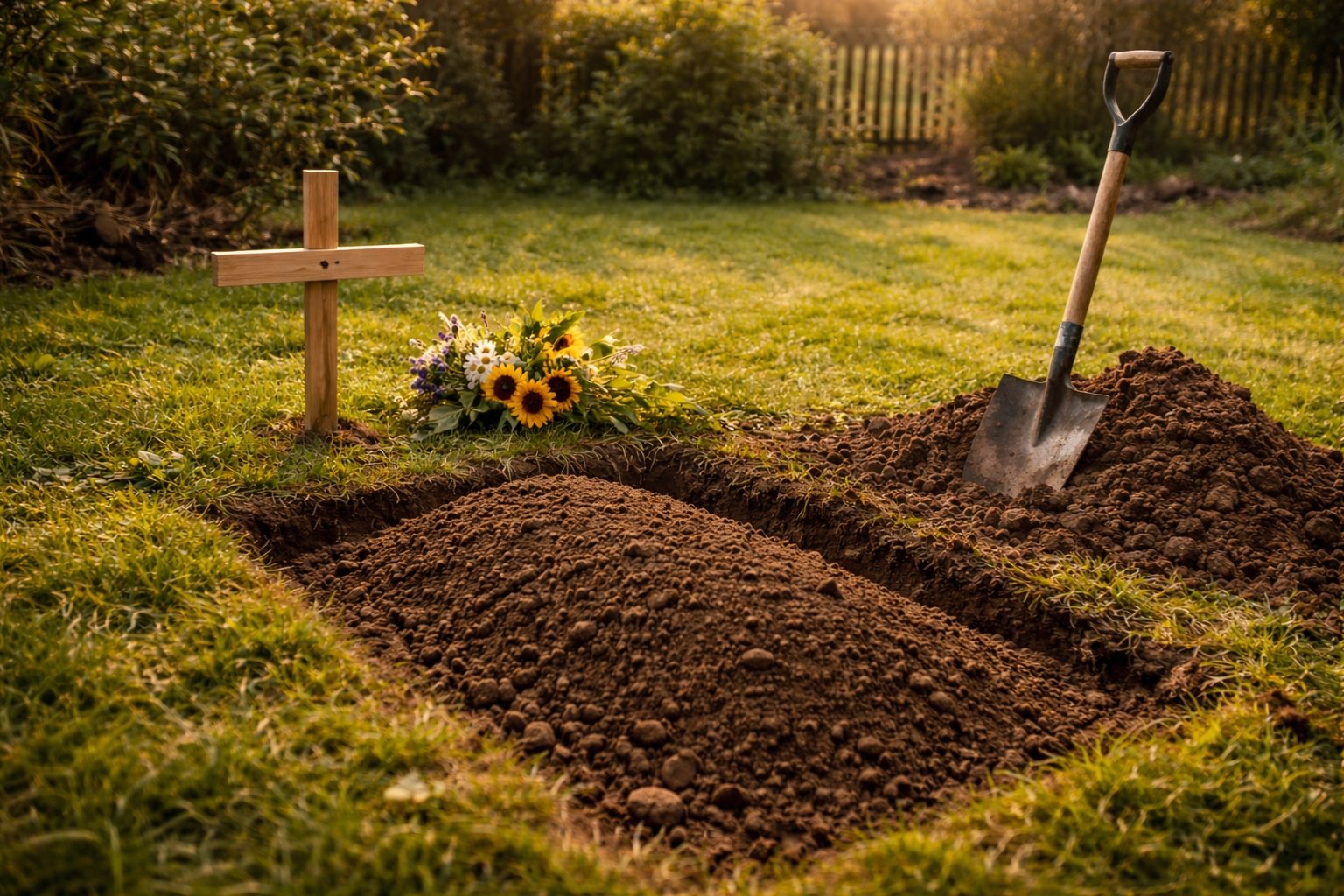 Peut on enterrer son chien dans son jardin