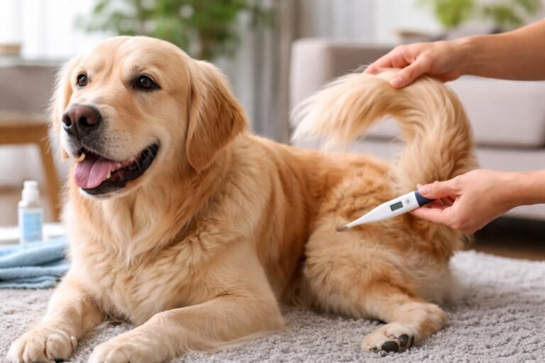 Comment prendre la température d'un chien