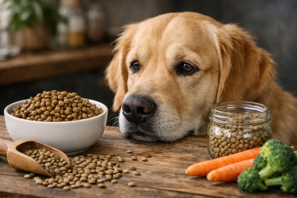 Peut on donner des lentilles aux chiens