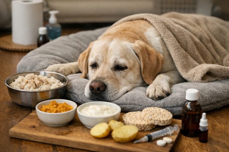 Que donner à un chien qui a la diarrhée