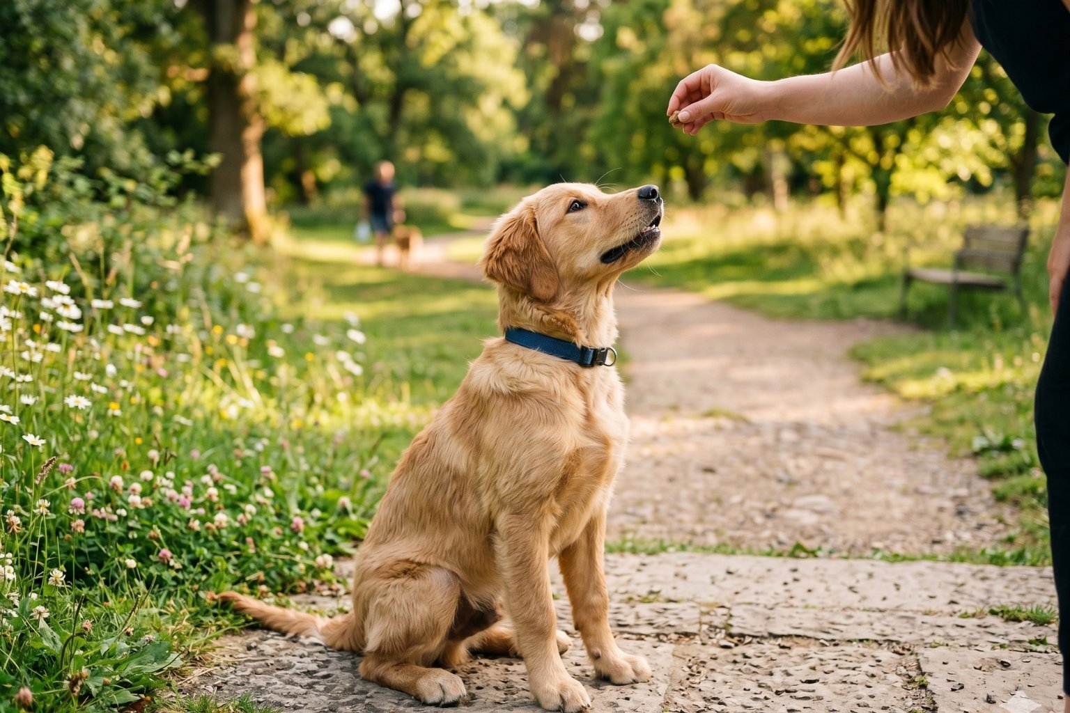 À quel âge un chien obéit