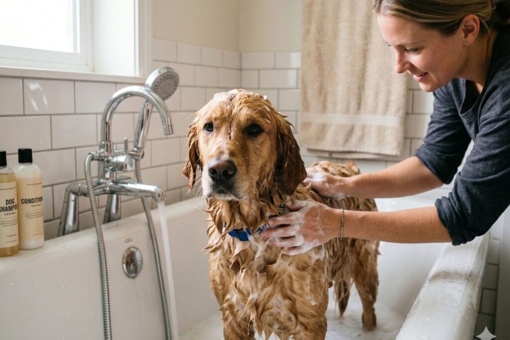 Combien de fois laver son chien
