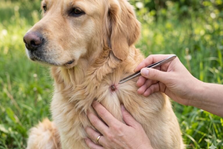 Combien de temps une tique reste accrochée sur un chien