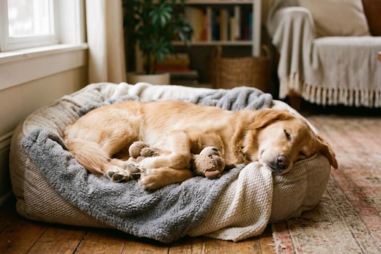 Comment dort un chien heureux