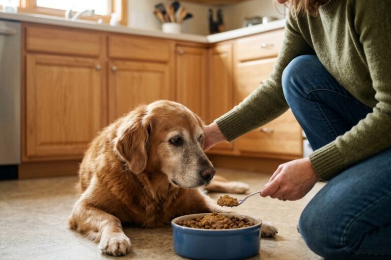 Comment faire manger un chien qui ne veut pas manger