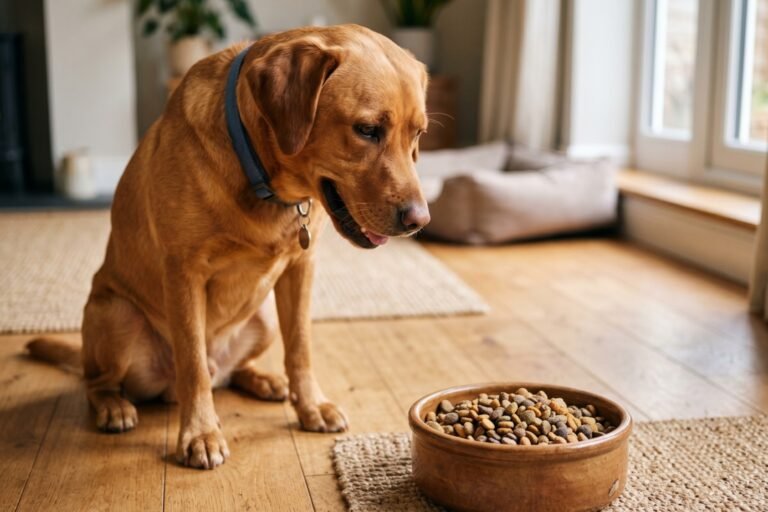 Croquettes pour chien avec dermatite atopique