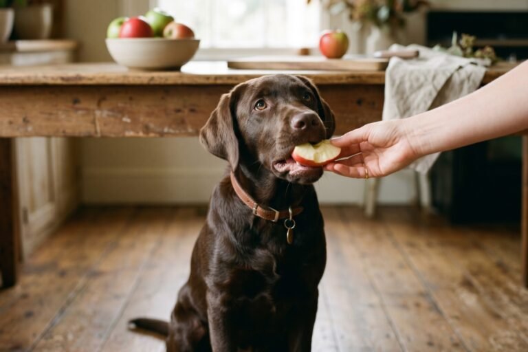Peut-on donner de la pomme à un chien