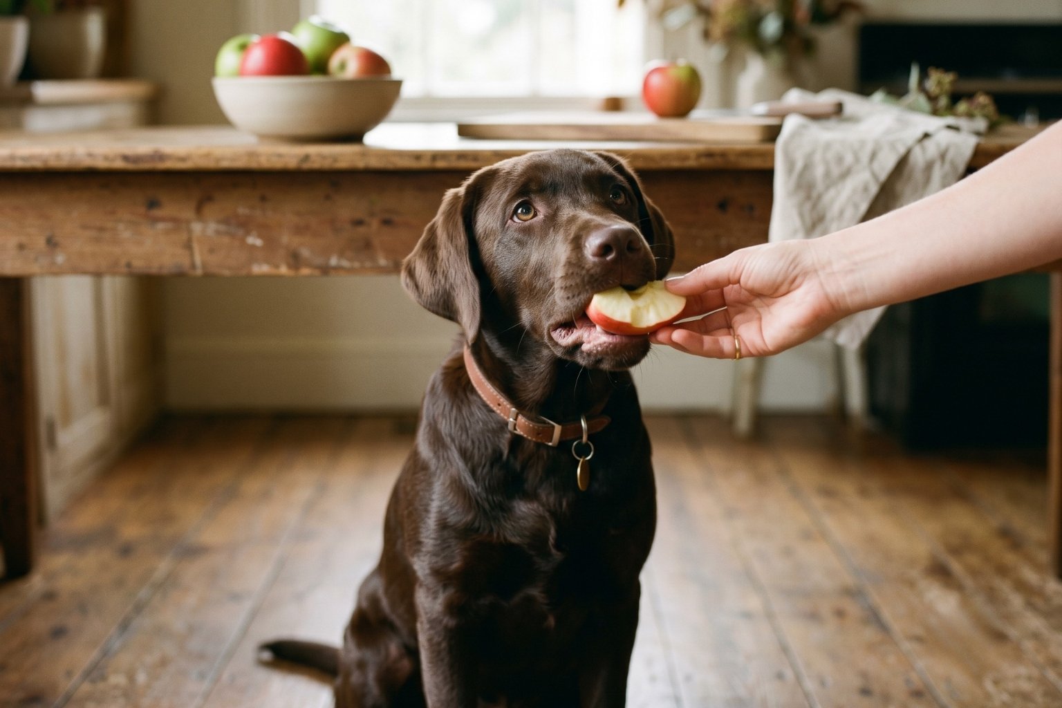 Peut-on donner de la pomme à un chien