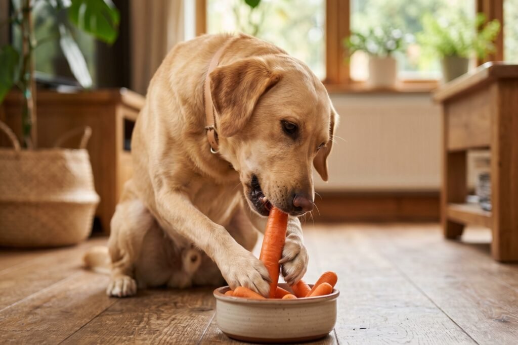 Peut-on donner des carottes à un chien