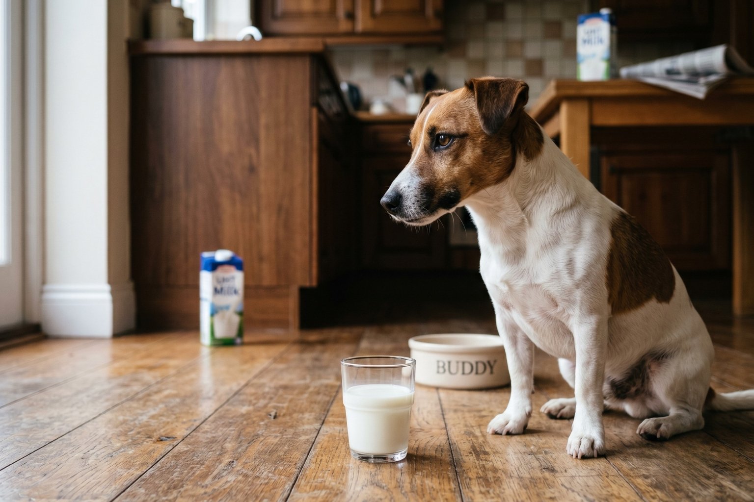 Peut-on donner du lait au chien