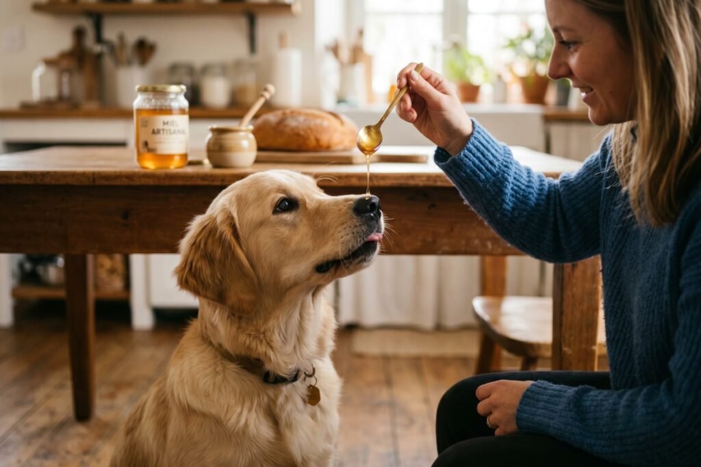 Peut-on donner du miel à un chien