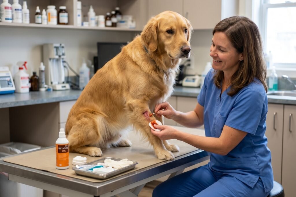 Quelle bétadine pour chien choisir et bien utiliser